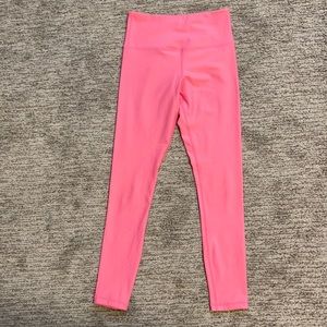 Zyia Pink Metallic Light n Tight Leggings